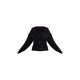 Plus Black Space Dye Chunky Knit Cardigan