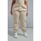 PRETTYLITTLETHING Plus Oatmeal High Waisted Cuffed Sweatpants