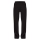 Black Flared Split Hem Sweatpants