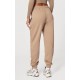 PRETTYLITTLETHING Mocha Cuffed High Waisted Sweatpants