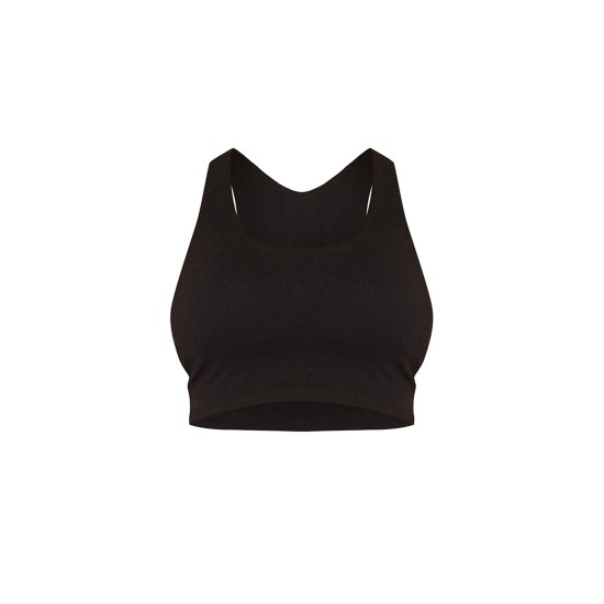 Black Sculpt Double Layer Padded Sports Bra