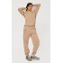 PRETTYLITTLETHING Logo Sand Est 2012 Cuffed Sweatpants